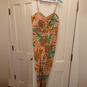Jumpsuit pineapple print
